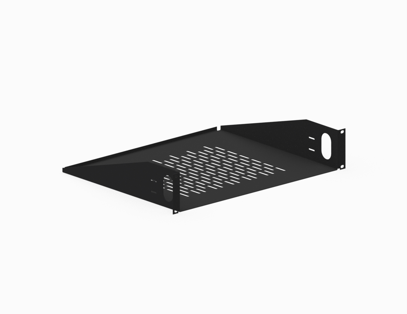 IT Rackmount Vented Shelf Sliding 1U 14Point Mount